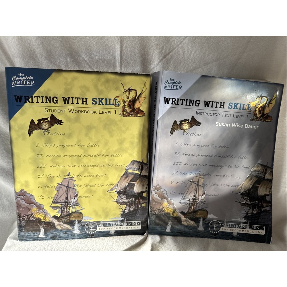 Writing With Skill Level 1 Student Workbook & Instructor Text Set Susan Wise Bau